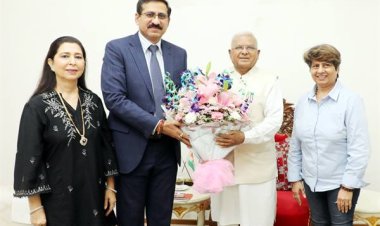 राज्यपाल श्री पटेल से मनोनीत मुख्य न्यायाधिपति श्री सचदेवा ने की भेंट
