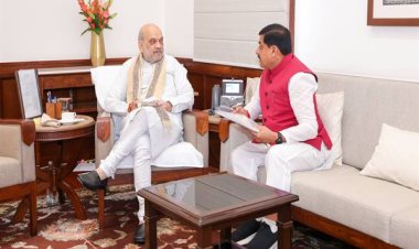 मुख्यमंत्री डॉ. यादव ने केंद्रीय गृह एवं सहकारिता मंत्री श्री अमित शाह से नई दिल्ली में की सौजन्य भेंट