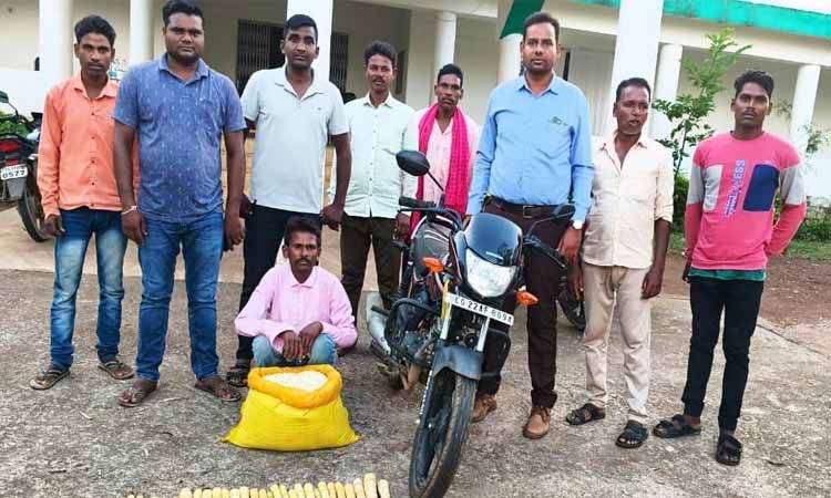 गिरौदपुरी में बांस करील और पिका के अवैध परिवहन पर कार्रवाई, आरोपी गिरफ्तार