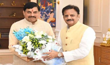 मुख्यमंत्री डॉ. यादव से भेंट कर उप मुख्यमंत्री श्री शुक्ल ने व्यक्त किया आभार