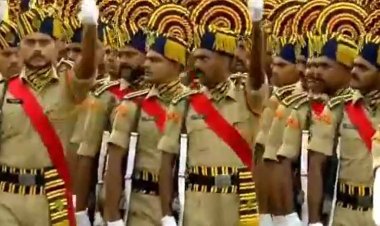 राष्ट्रीय एकता दिवस परेड में मध्यप्रदेश पुलिस का दमदार प्रदर्शन